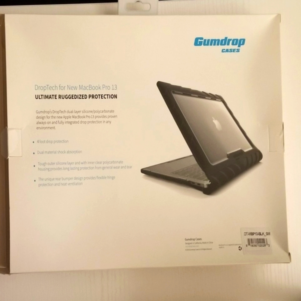 NWT Gumdrop Cases Droptech for Macbook Pro 13